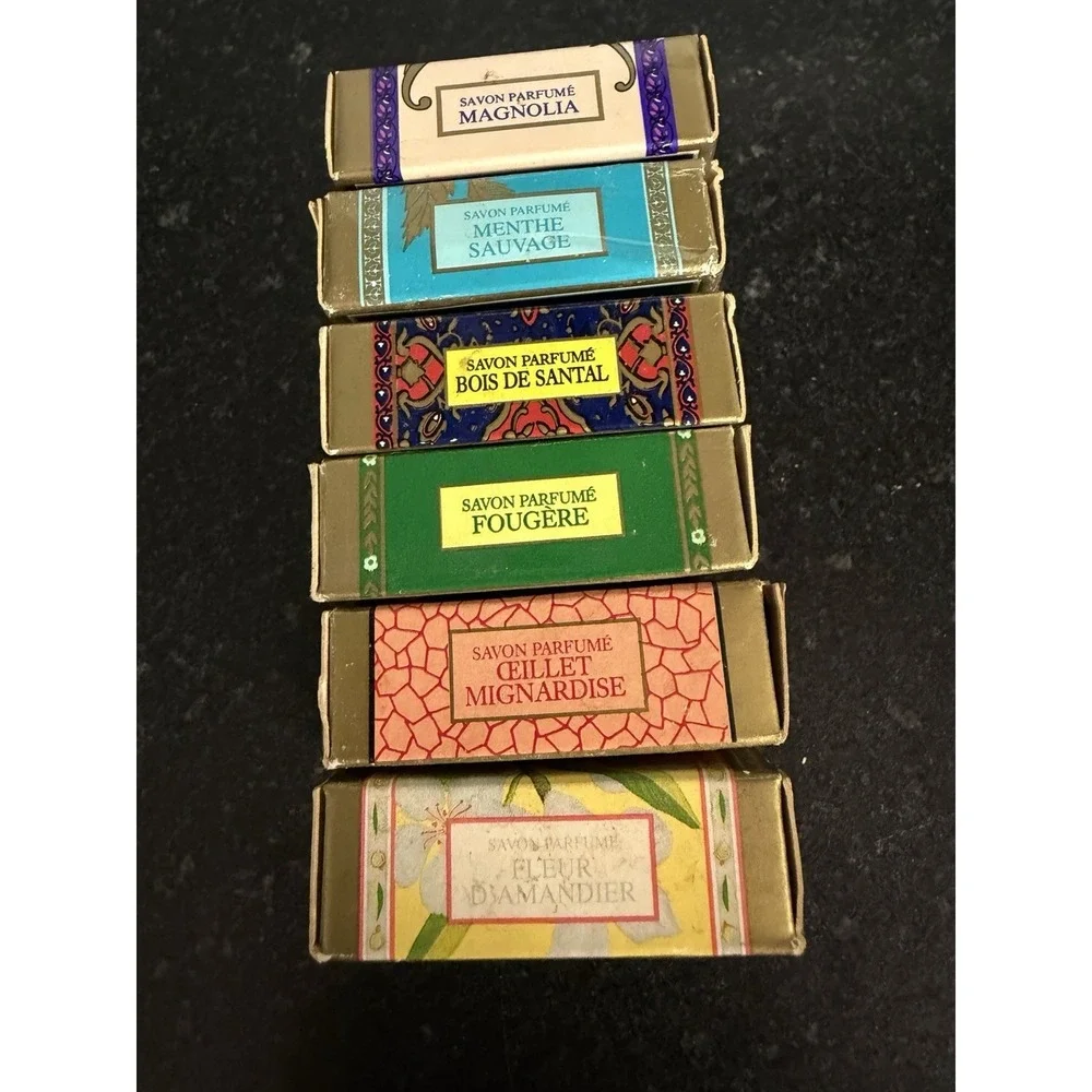 Vintage‎ Roger & Gallet Paris Perfumed Soap Lot 6 Guest Bars 25g France 🇫🇷